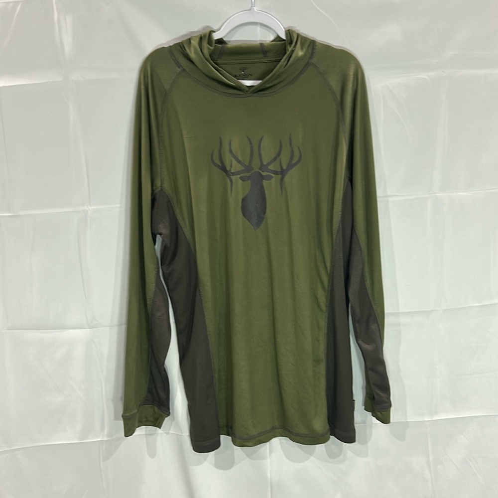 Kings Camo XL long sleeve, hooded t-shirt
